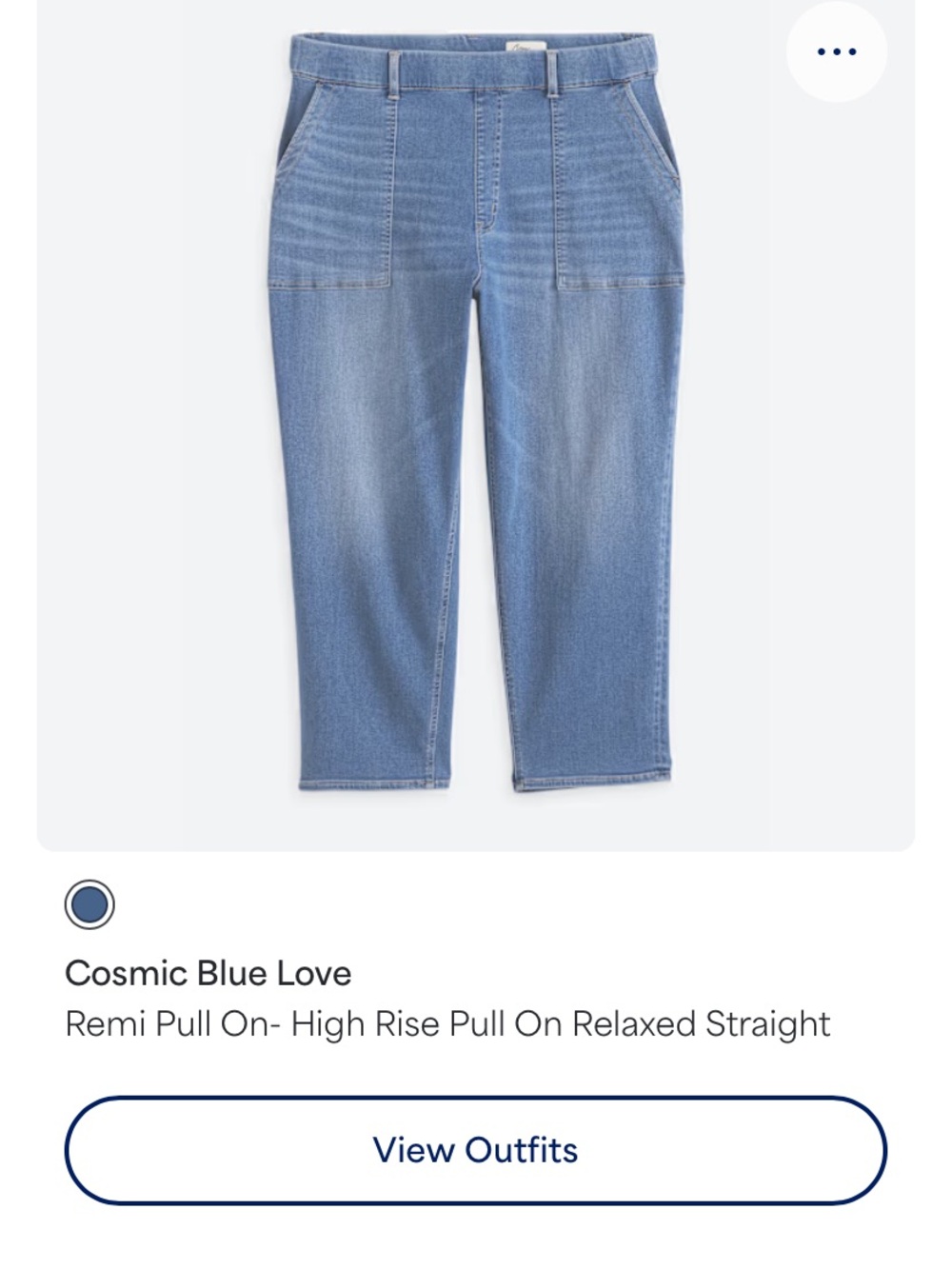 Cosmic Blue Love Women’s Blue Jeans